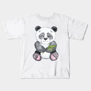 Cute panda Kids T-Shirt